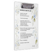 雨滴が詩を作っている クリップボード (右)