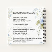 雨滴が詩を作っている ノートブック (裏面)