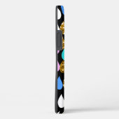 雨滴と金ゴールドグリッター Case-Mate iPhoneケース (裏面 / 右)