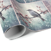 雨滴に映る鳥 ラッピングペーパー (ロールコーナー)