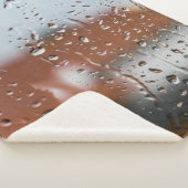 雨滴の入ったガラス シェルパブランケット (3/4)