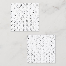 雨滴の黒と白の写真 コーリングカード