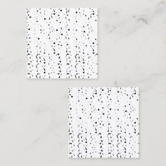 雨滴の黒と白の写真 コーリングカード (正面/裏面)