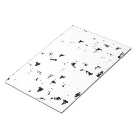 雨滴の黒と白の写真 ノートパッド