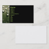 雨滴は名刺を尾行します 名刺 (正面/裏面)