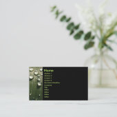 雨滴は名刺を尾行します 名刺 (スタンド正面)