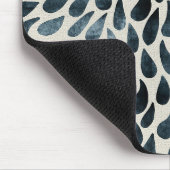 雨滴フラクタルパターンin自然レインアートパターン マウスパッド (コーナー)