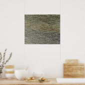 雨滴リップル抽象芸術自然撮影 ポスター (キッチン)