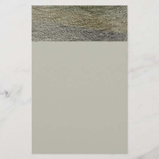 雨滴リップル抽象芸術自然撮影 便箋 (正面)