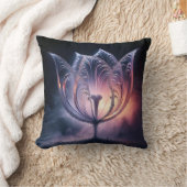 雨滴付き透明チューリップ クッション (ブランケット)