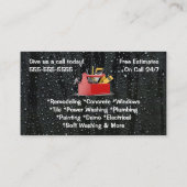 雨滴便利屋の名刺 名刺 (裏面)