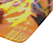 雨滴抽象芸術 カッティングボード (角)