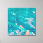 雨滴抽象芸術 キャンバスプリント (正面)