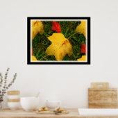 雨滴紅葉ポスター ポスター (キッチン)