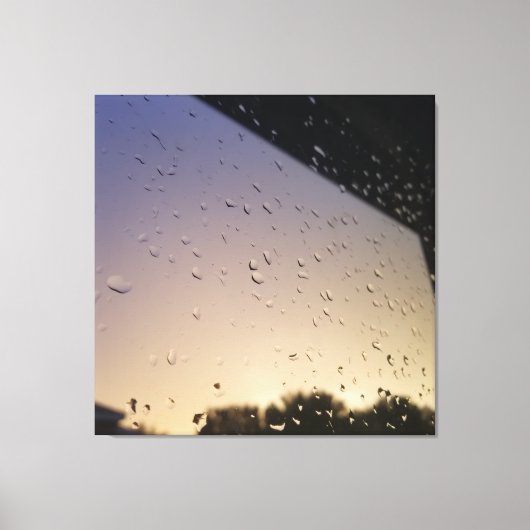 雨滴 キャンバスプリント (正面)