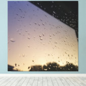 雨滴 キャンバスプリント (インサイチュ (ウッドフロア))
