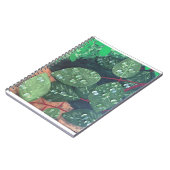 「雨滴」スパイラルノート ノートブック (左側)