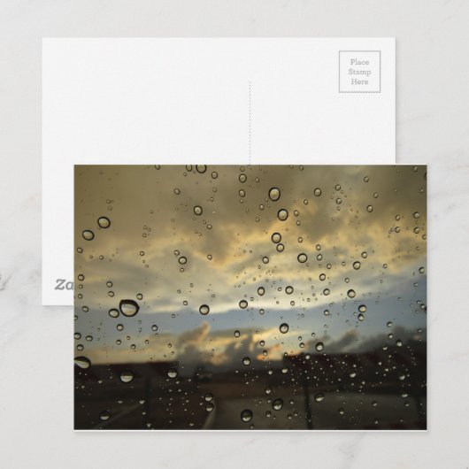 雨滴 ポストカード (正面/裏面)
