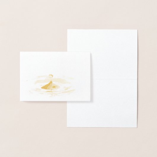 雨滴 箔カード (ディスプレー)