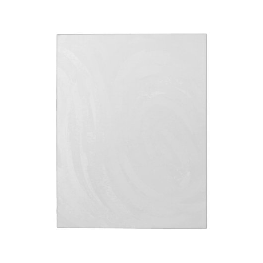 雨空のグレーのうねり ノートパッド (回転)