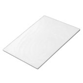 雨空のグレーのうねり ノートパッド (アングル)