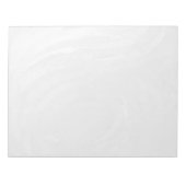 雨空のグレーのうねり ノートパッド (正面)