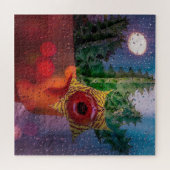 雨窓から持ち上げサボテン ジグソーパズル (横)