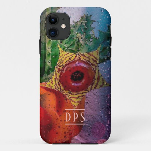 雨窓から持ち上げサボテン Case-Mate iPhoneケース (裏面)