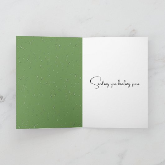 雨窓の黒猫 カード (内部)