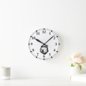 雨竜の丸い時計の円 ラウンド壁時計 (ホーム)