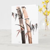 雨竹カード カード (黄色い花)