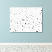 雨粒の落下 キャンバスプリント (インサイチュ (ウッドフロア))