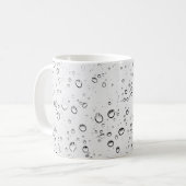 雨粒の落下 コーヒーマグカップ (正面左)