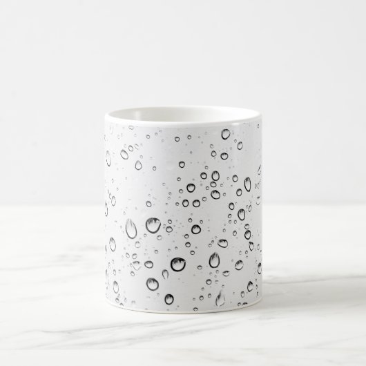 雨粒の落下 コーヒーマグカップ (中央)