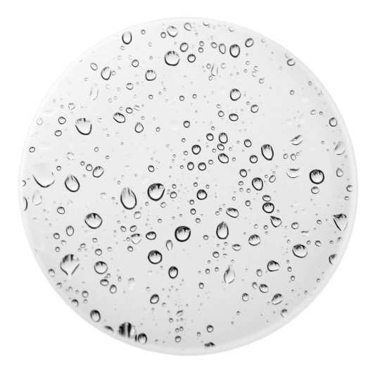 雨粒の落下 セラミックノブ (正面)