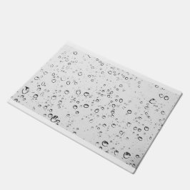 雨粒の落下 ドアマット
