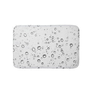 雨粒の落下 バスマット