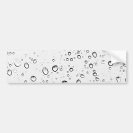 雨粒の落下 バンパーステッカー