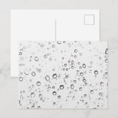 雨粒の落下 ポストカード (正面/裏面)