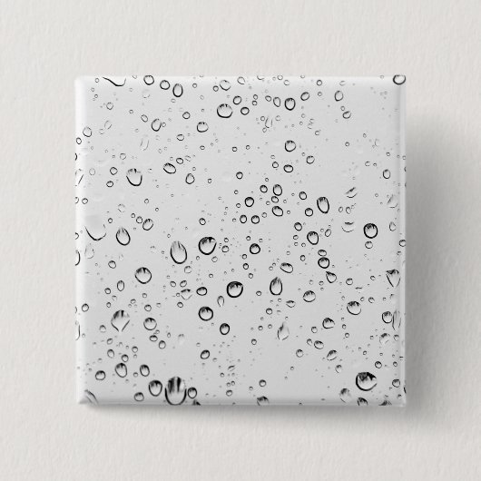 雨粒の落下 缶バッジ (正面)