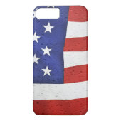 雨粒を持つアメリカ国旗 Case-Mate iPhoneケース (裏面)