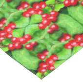 雨粒を持つ赤い果実抽象芸術自然 テーブルクロス (アングル)