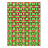 雨粒を持つ赤い果実抽象芸術自然 テーブルクロス (正面)