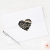 雨粒オンくもの巣 ハートシール (封筒)