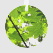 雨粒葉付きメエデ オーナメント (裏面)