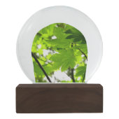 雨粒葉付きメエデ スノーグローブ (裏面)