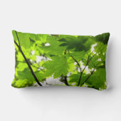 雨粒葉付きメエデ ランバークッション (裏面)