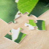 「雨粒葉付き夏のパズル」ジグソー ジグソーパズル (側面)