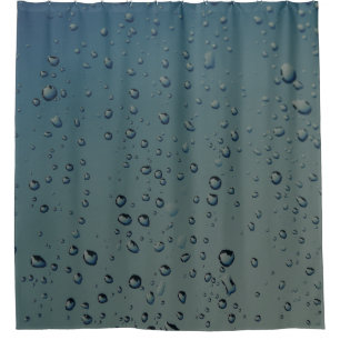 雨粒 シャワーカーテン