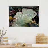 雨粒 ポスター (キッチン)